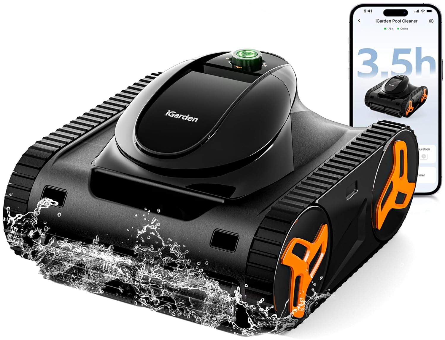 Smart Garden Outdoor - Nettoyeur de piscine robotisé série KN,