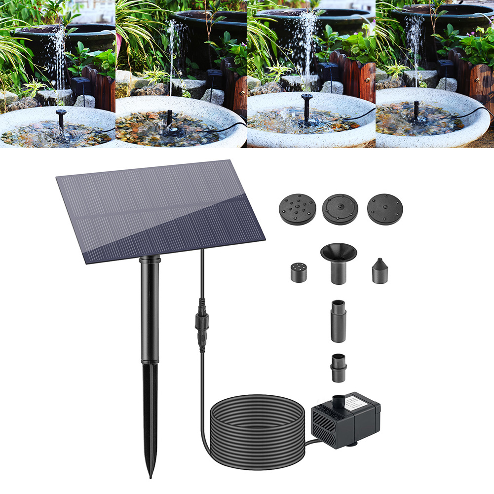 Smart Garden Outdoor - Fontaine d'eau 5W 5V, décoration de