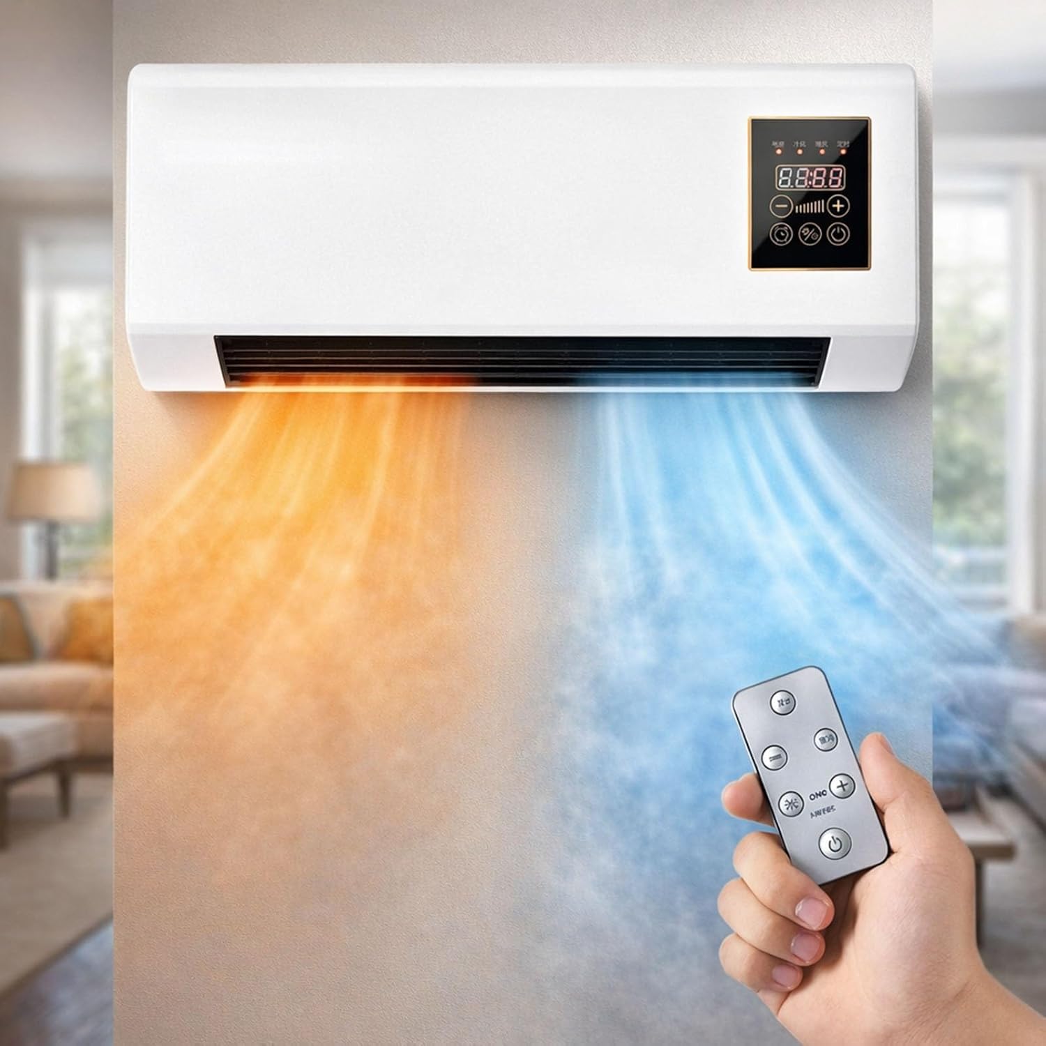 Smart Garden Offices - Ventilateur de climatisation mural portable 2