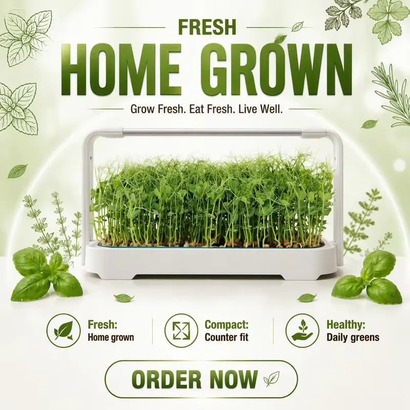 Smart Garden Offices - Kit de Jardinage Intelligent Intérieur Hydroponique
