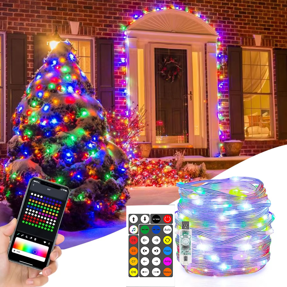 Bande lumineuse féerique Led,  - Smart Garden Festoon Lights avis et prix