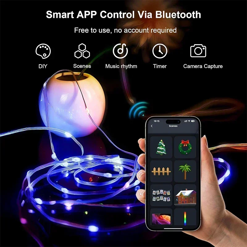 Guirlande lumineuse intelligen - Smart Garden Festoon Lights avis et prix