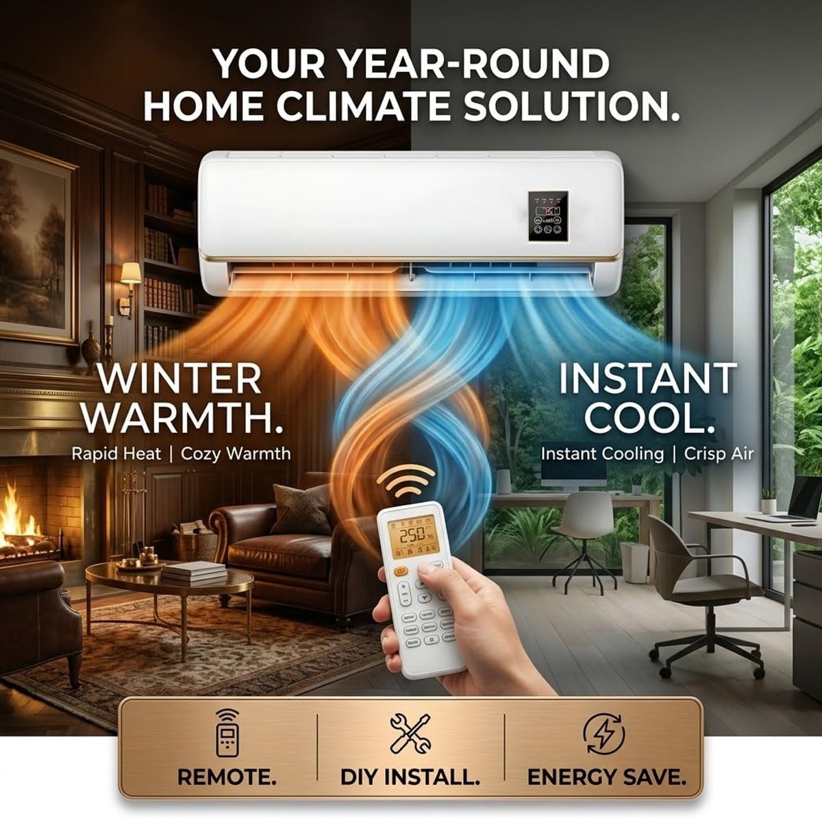 Ventilateur-climatiseur mural, - Smart Garden Offices avis et prix