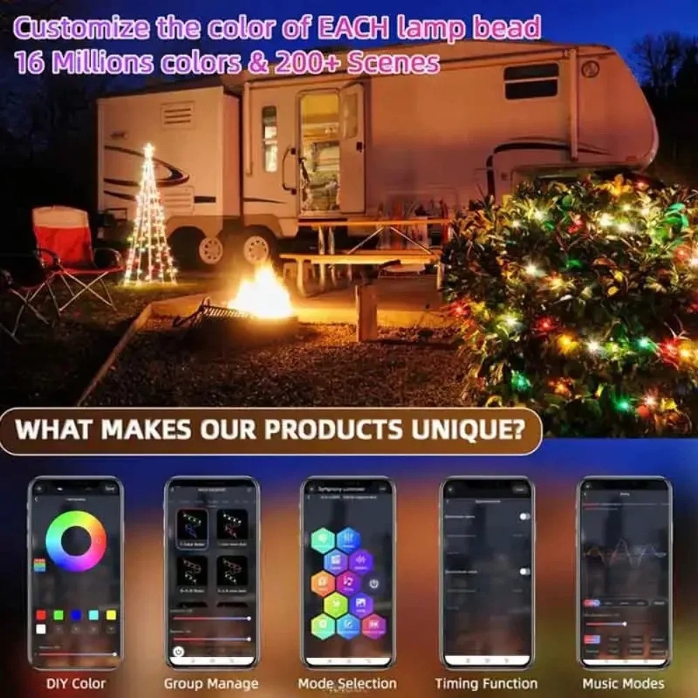 Guirlande lumineuse LED intell - Smart Garden Festoon Lights avis et prix
